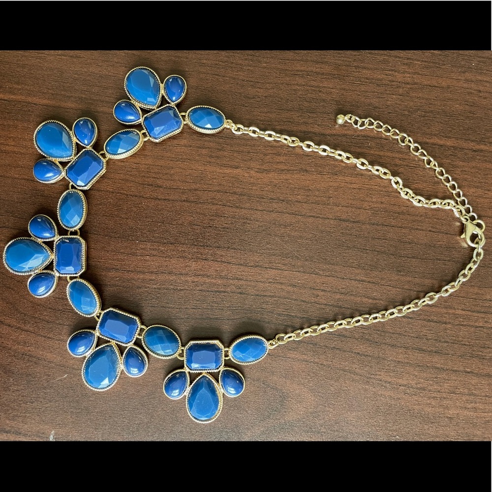 Blue necklace